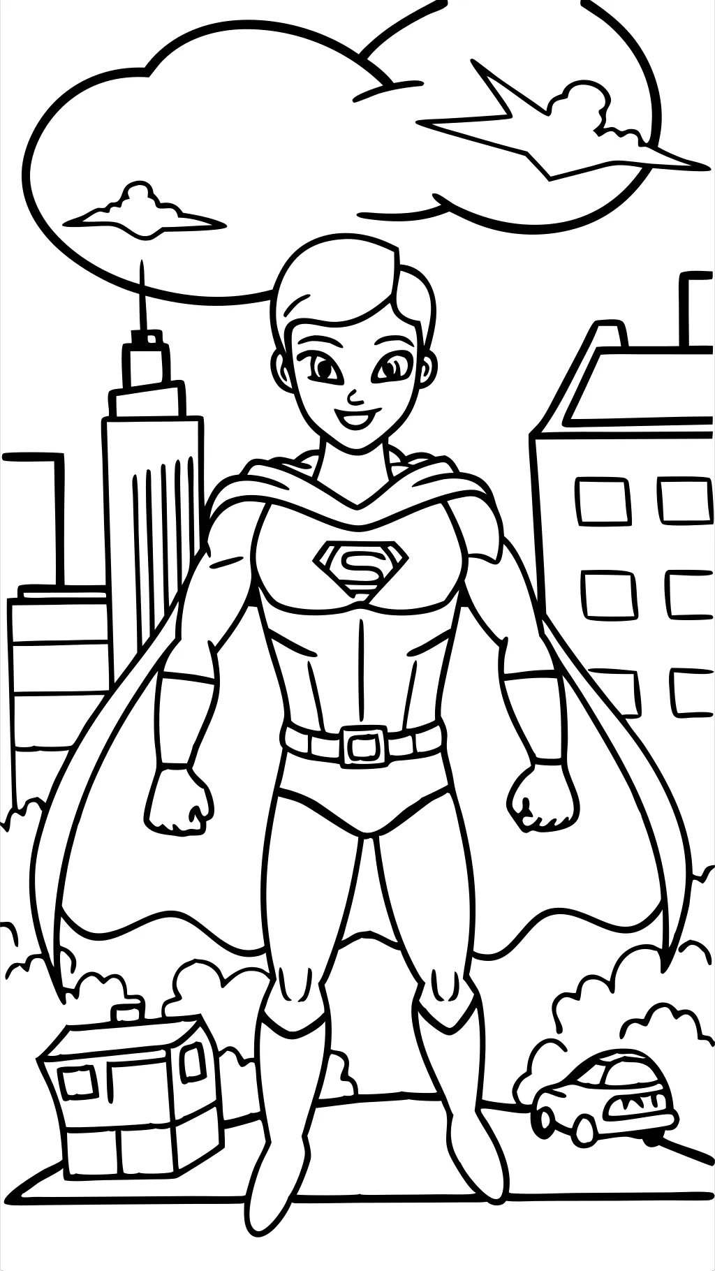 coloriages de super-héros gratuit